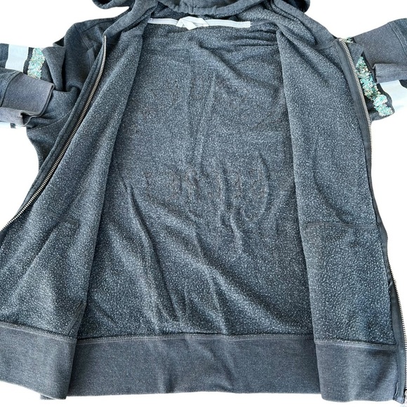 Victoria’s Secret Supermodel Essential Bling Sequin Zip Hoodie Collector Med GUC - Picture 4 of 14